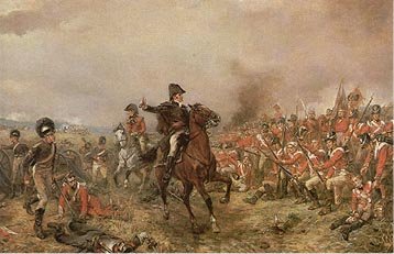 The Battle of Waterloo by Robert Hillingford 